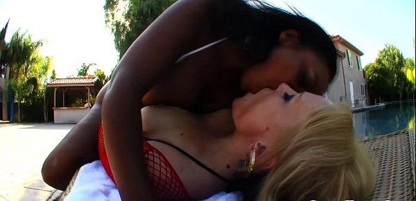  Interracial lesbian fun with Sunny Day and Sinnamon Love